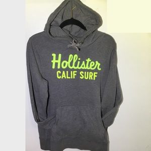 gray hollister hoodie